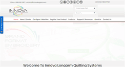 Desktop Screenshot of innovalongarm.com